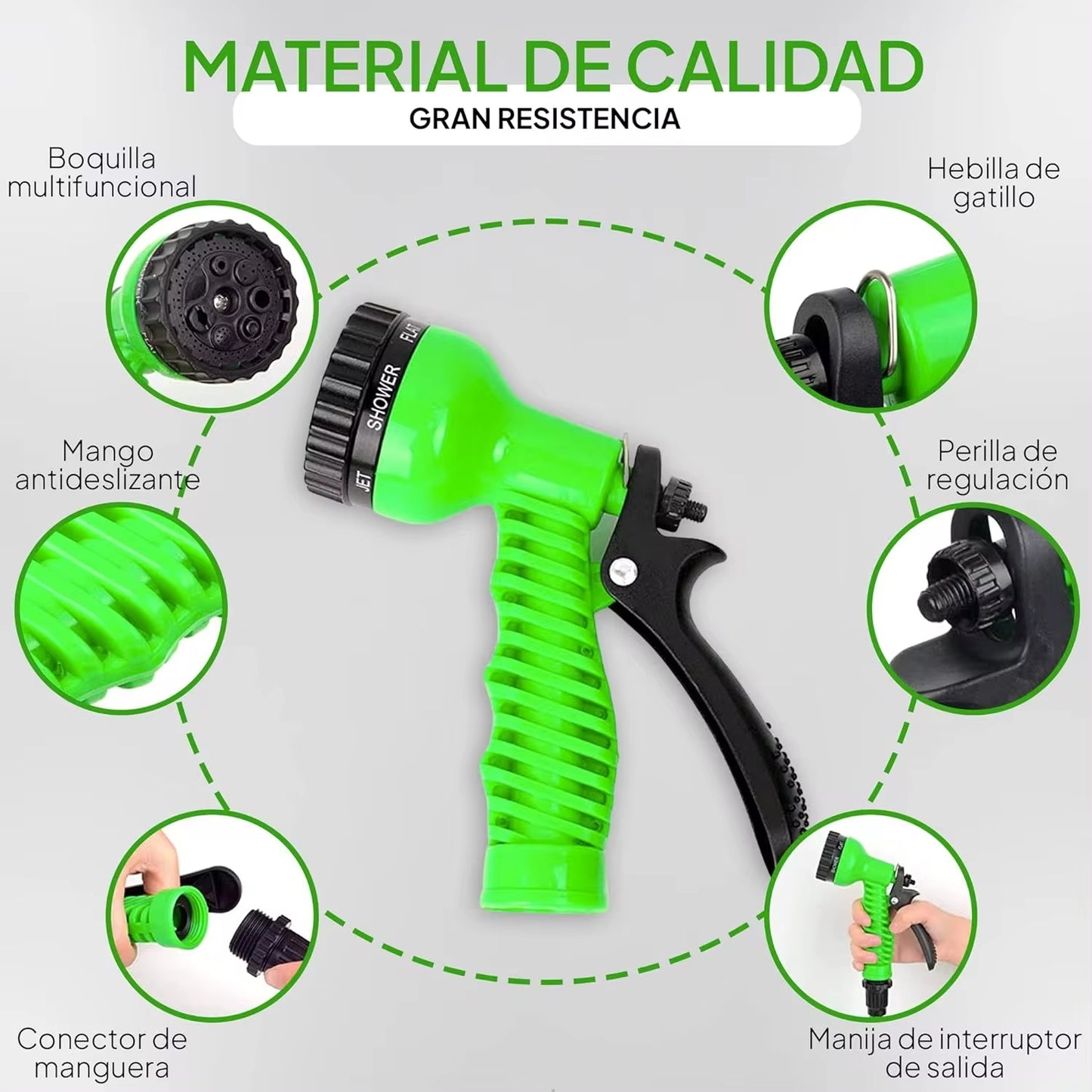 Manguera de Jardín Extensible Easy Flow 15 m